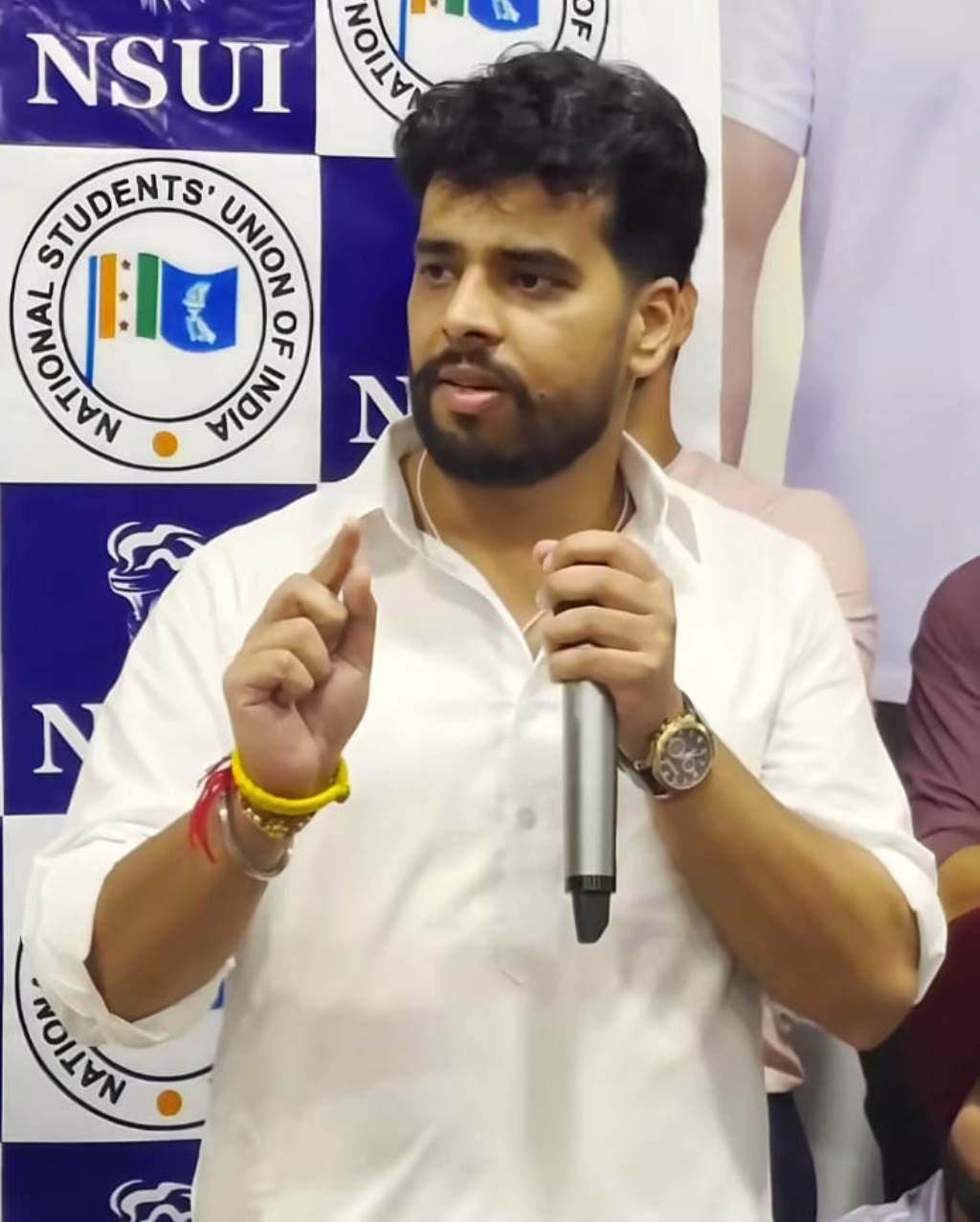 Youth Congress leader Shubh Sekhon opposed the 131st Constitutional Amendment